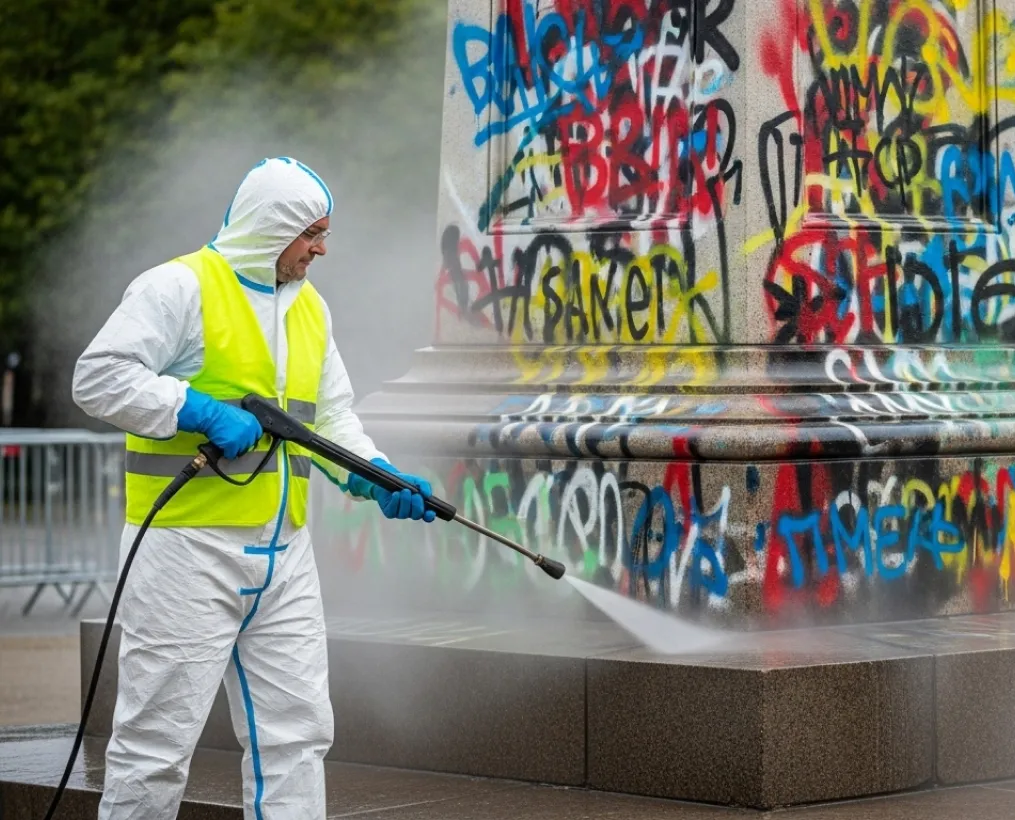 Monnier Fils Renovation Nettoyage Facade Cassis NETTOYAGE DE GRAFFITIS 02 1