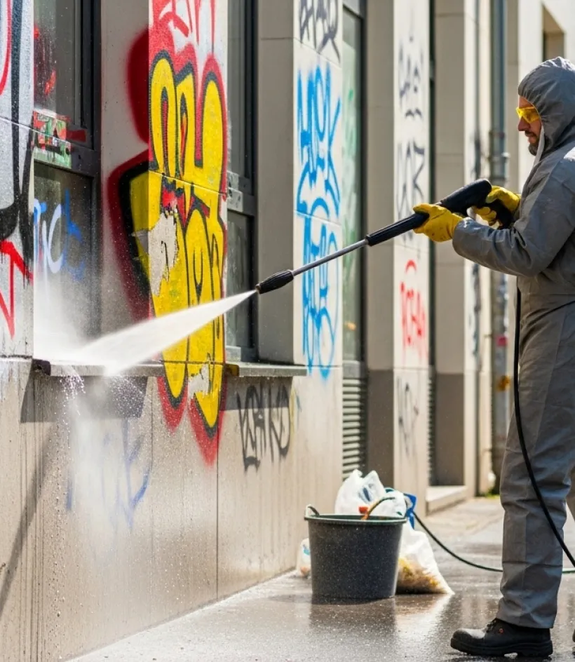 Monnier Fils Renovation Nettoyage Facade Cassis NETTOYAGE DE GRAFFITIS 2